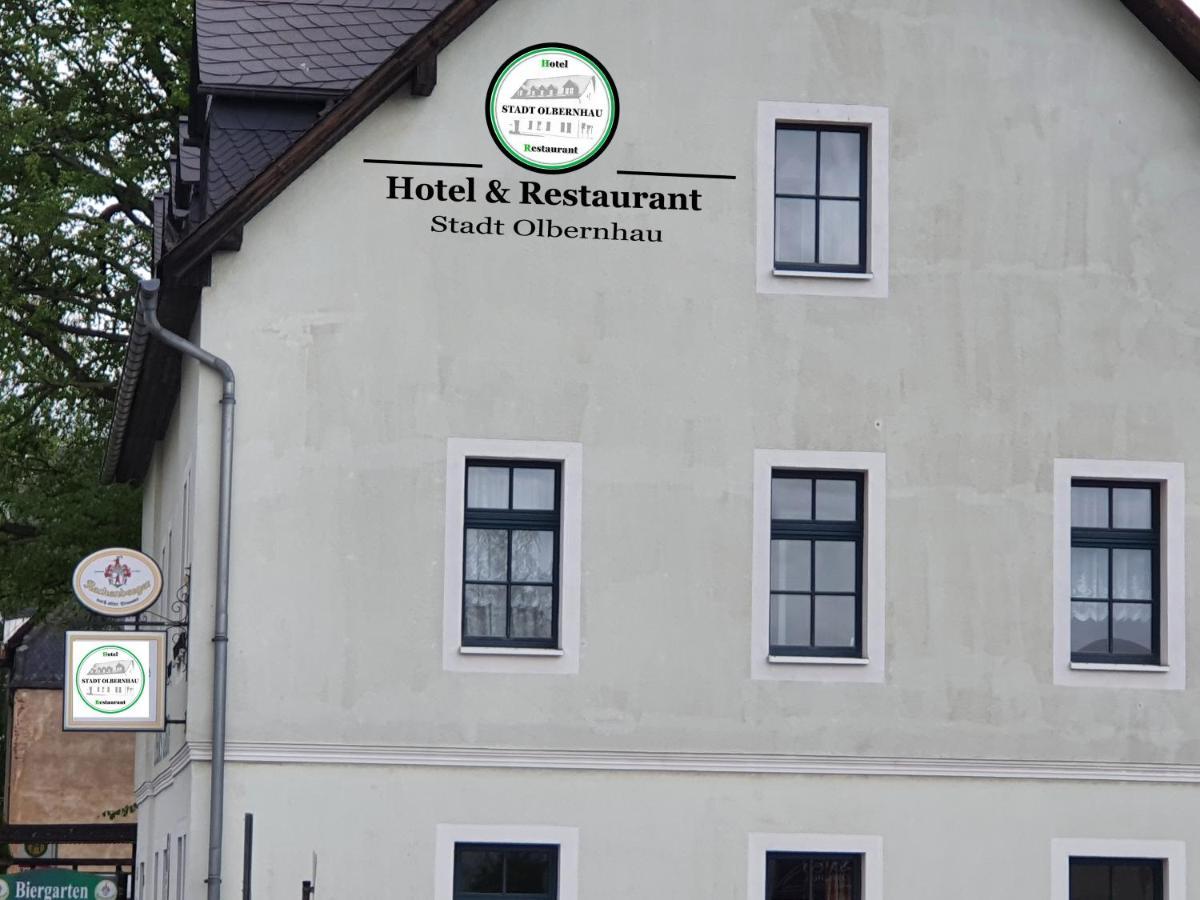 Hotel Stadt Ольбернхау Экстерьер фото